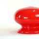 Mid-century red opaline glass ceiling light shade by OPP Jihlava, Czechoslovakia, 1960s