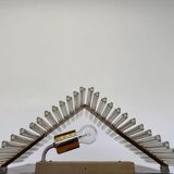 Rare glass wall lamp by Kamenicky Senov, 1960s