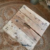 Wooden workshop stool