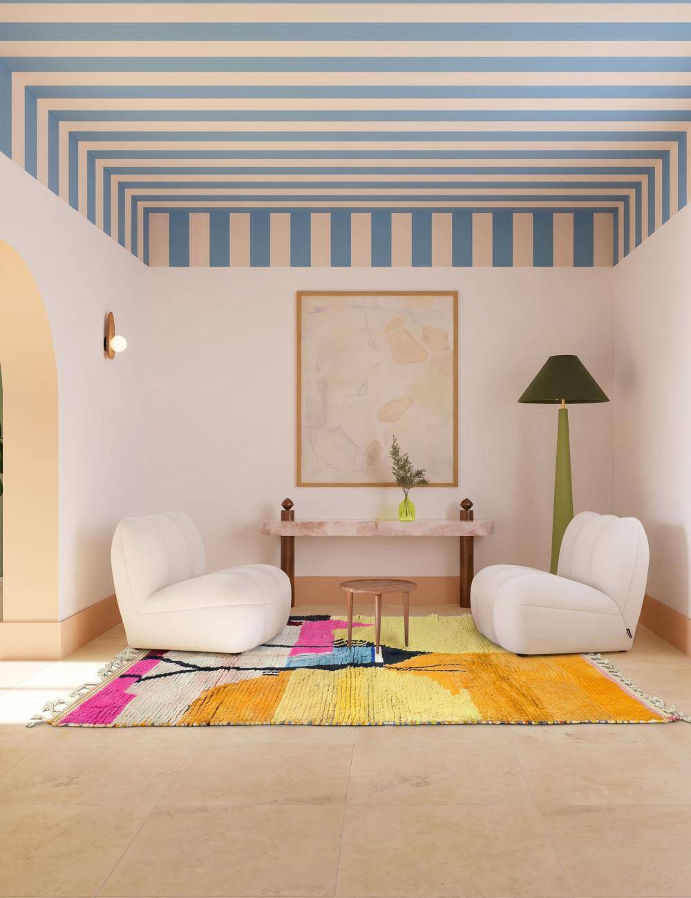 Tapis Moderne Berbère - 286 x 202 cm