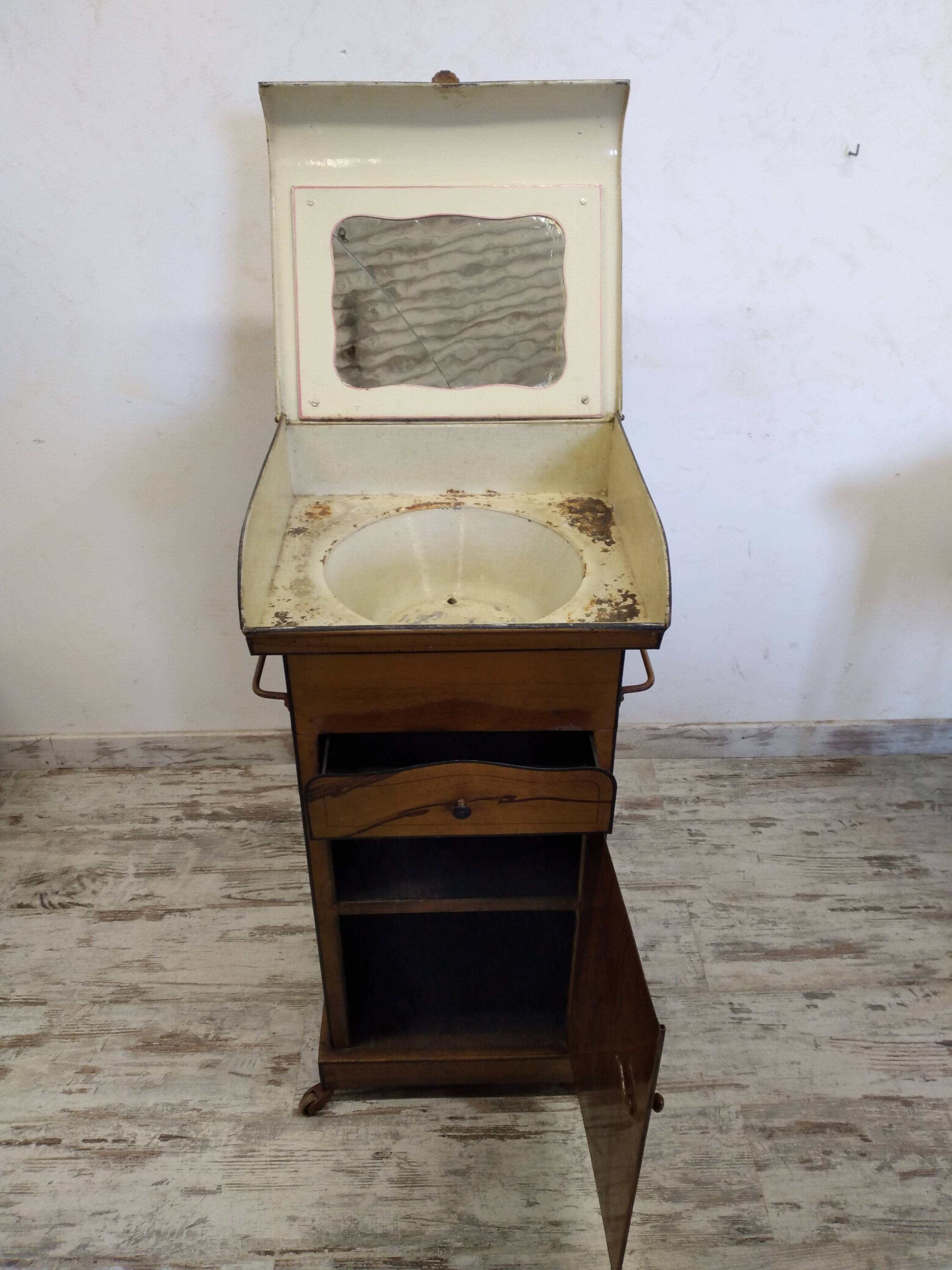 Old bathroom furniture, bathroom