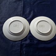2 dessert plates in Sarreguemines U&C