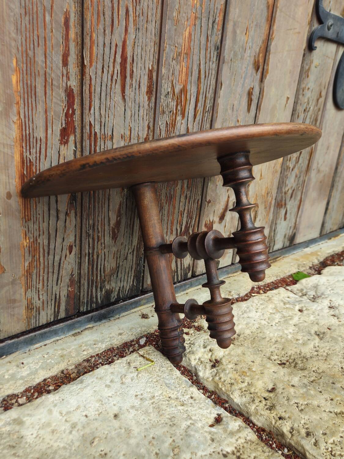 Turned wooden stand 1900