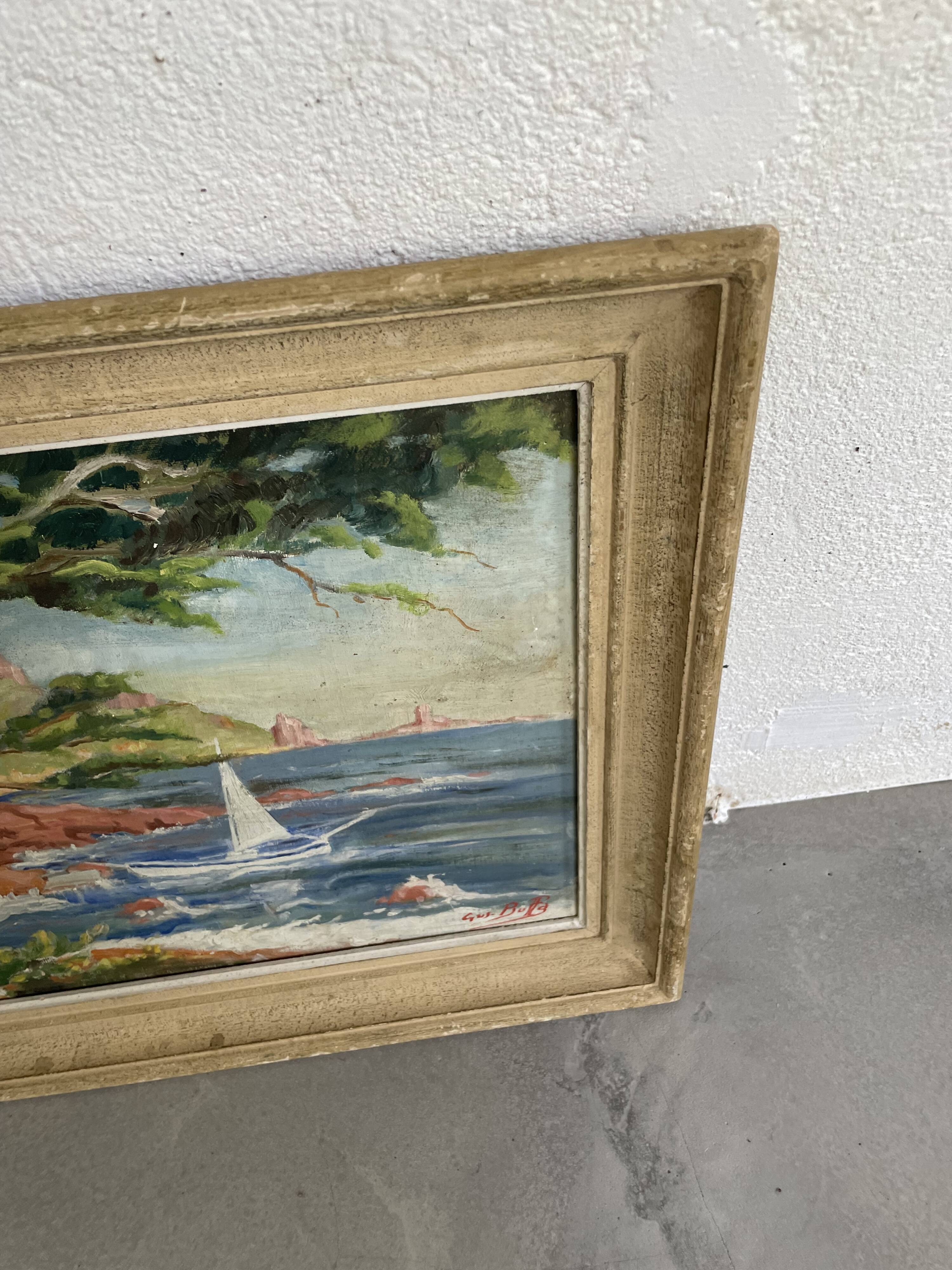 Oil painting Saint Raphael Gus Buffa