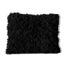 Coussin berbère noir en laine 40x50