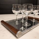 Art deco mirror tray