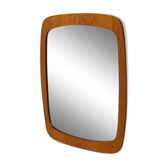 Mirror "Pebble" teak, Sweden, 1960, 62x47cm