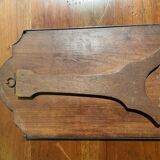 Table mirror to place in silver metal