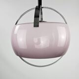 Lampe à suspension Guzzini avec abat-jour dégradé lilas