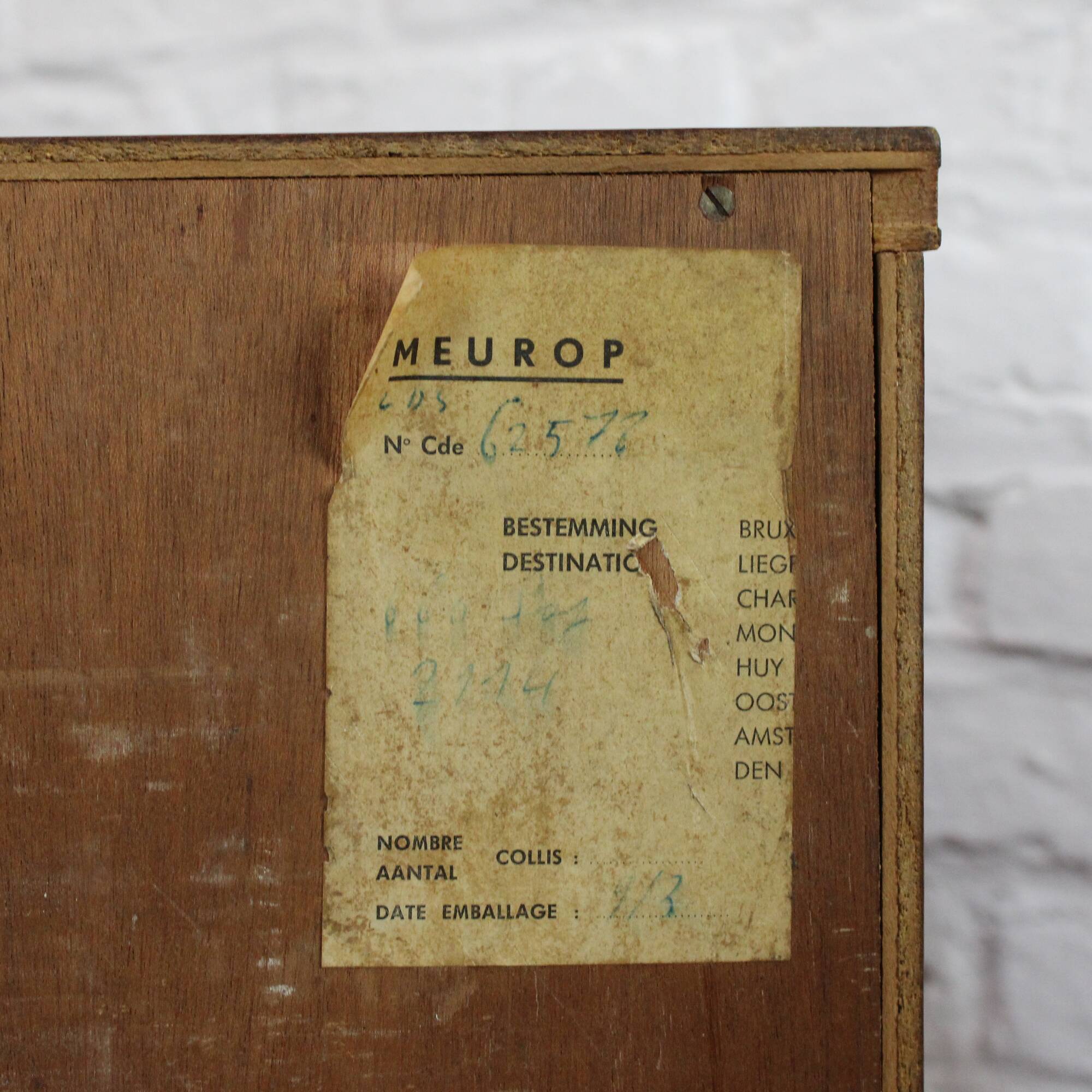 Meuble de rangement "660" par Pierre Guariche pour Meurop 1961