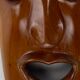 Teak midcentury, 1950s decorative mask 60cm