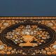 Antique table attributed to Luigi and Angiolo Falcini in chestnut wood, Italy, 19th century.