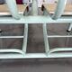 Vintage school desk for 2, fully renovated – Slate top