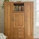 Asymmetrical Art Deco wardrobe, circa 1940
