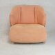 Armchair Ligne Roset, pastel orange color, France, circa 1990