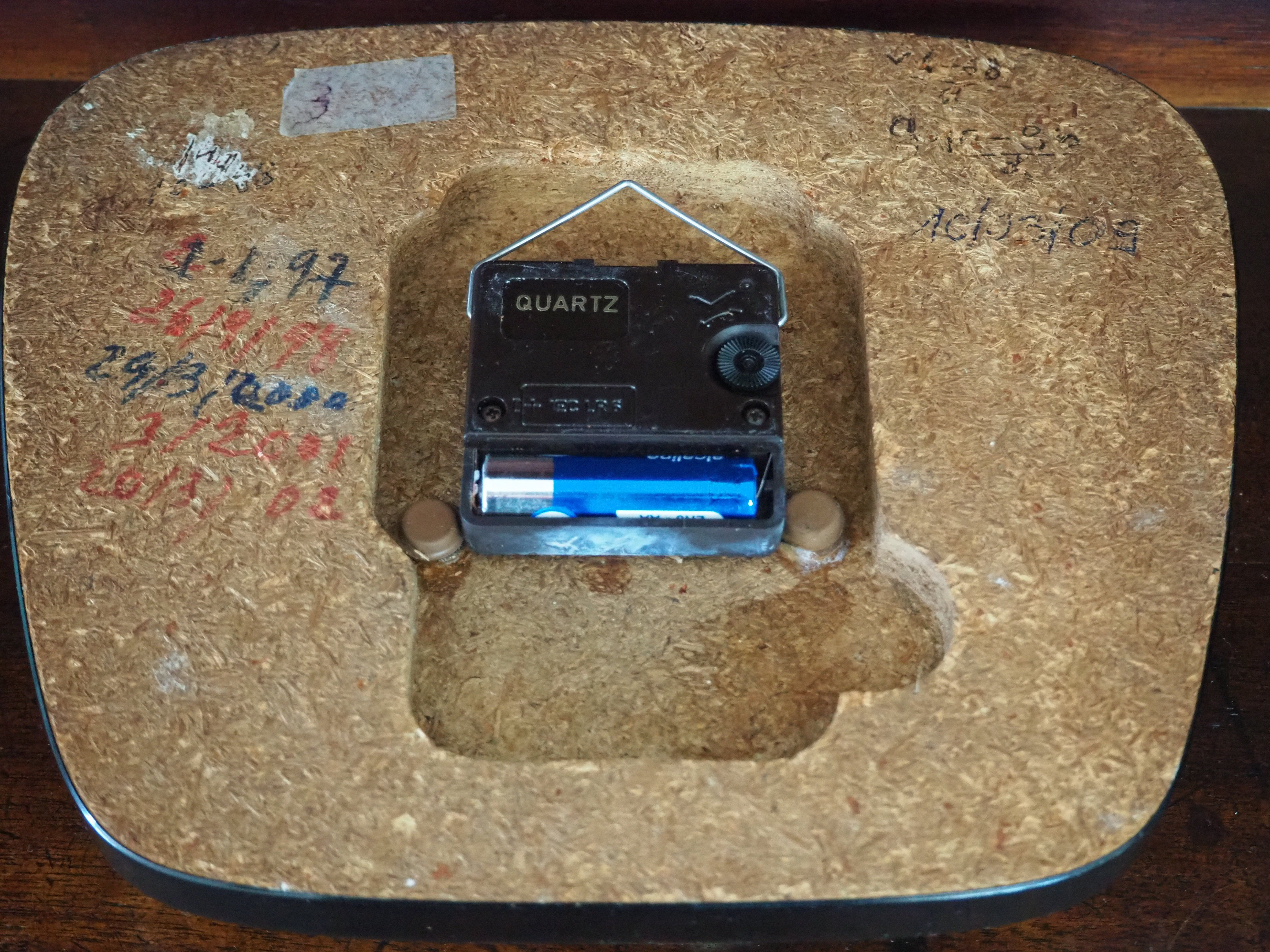 "Flash" pendule in green water formica from the 50s/60s