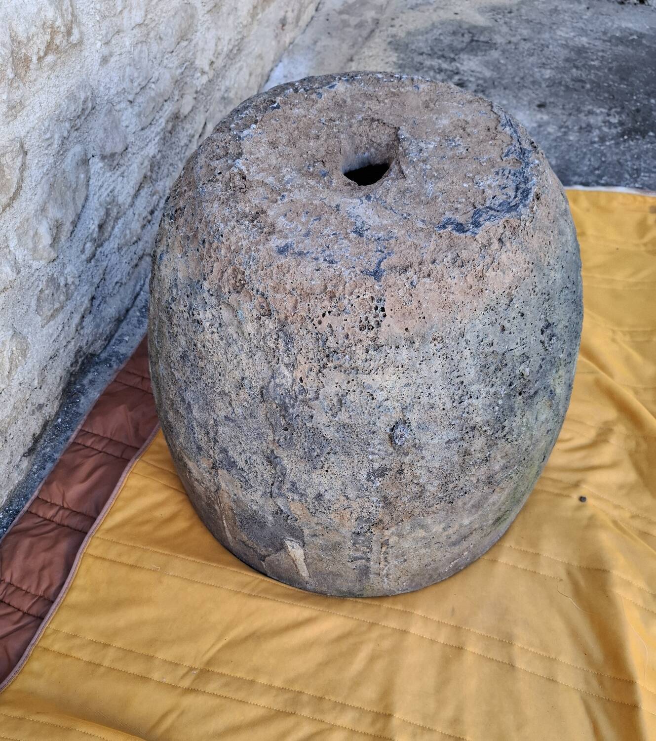 Cement planter 53 cm x H 45 cm