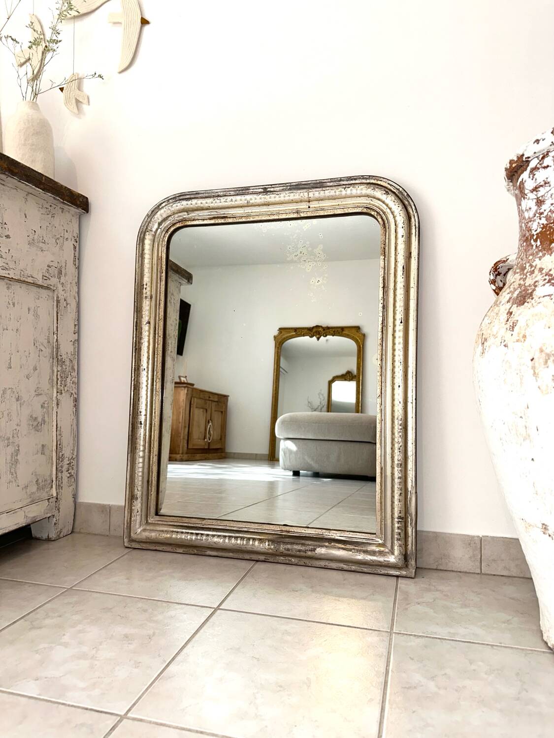 Antique Louis-Philippe 19th century mirror