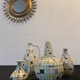 Lot of vases Villeroy and Boch ceramic vintage