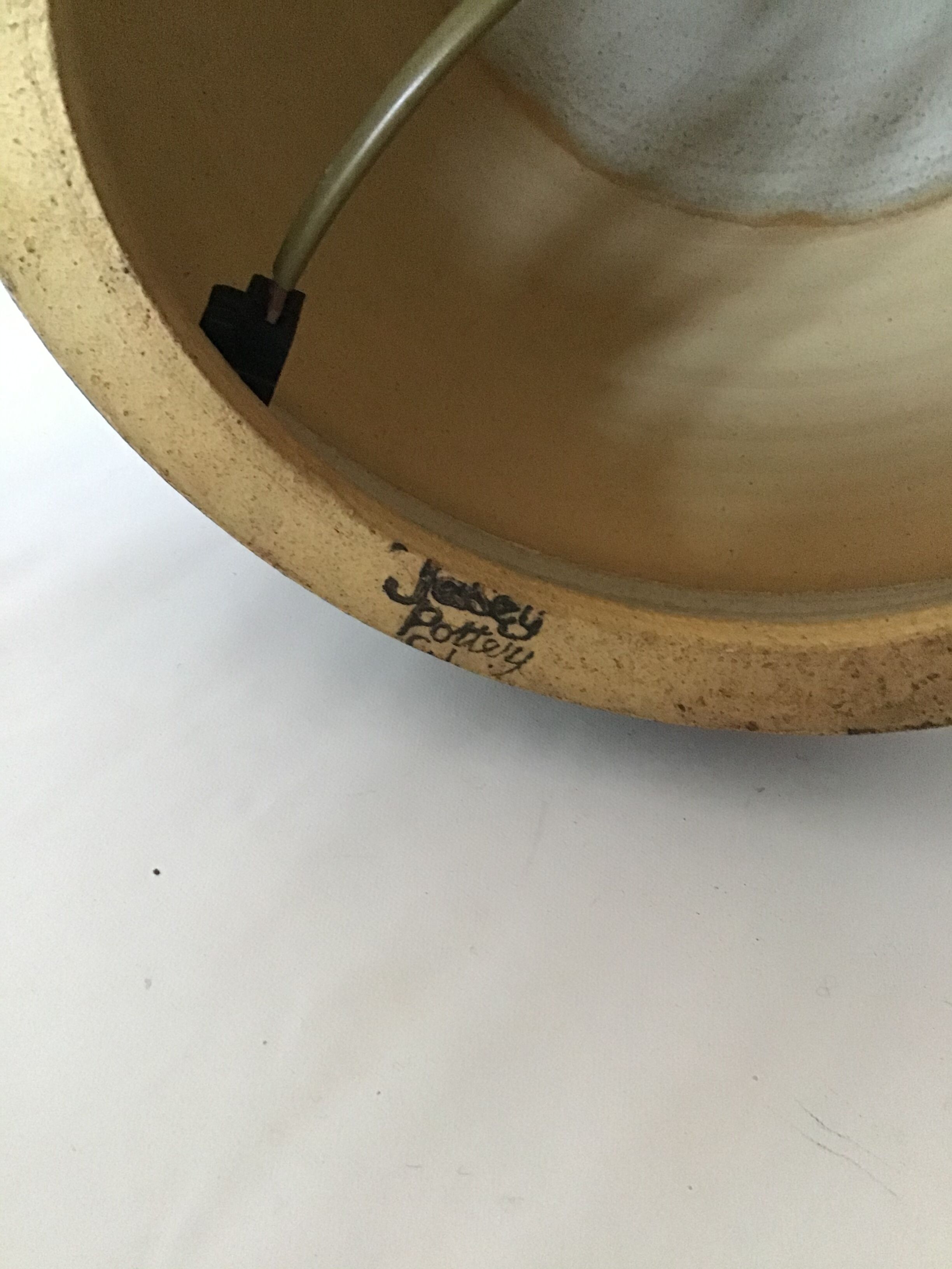 Jersey Pottery vintage lamp