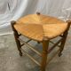 Pair of Antique Straw Stools