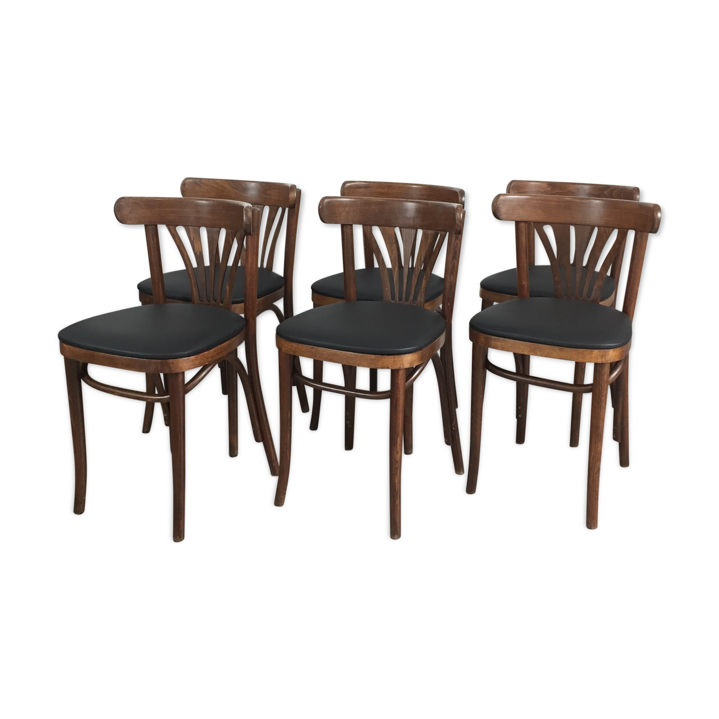 Set of 6 chairs bistro