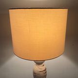 Vintage enameled ceramic lamp