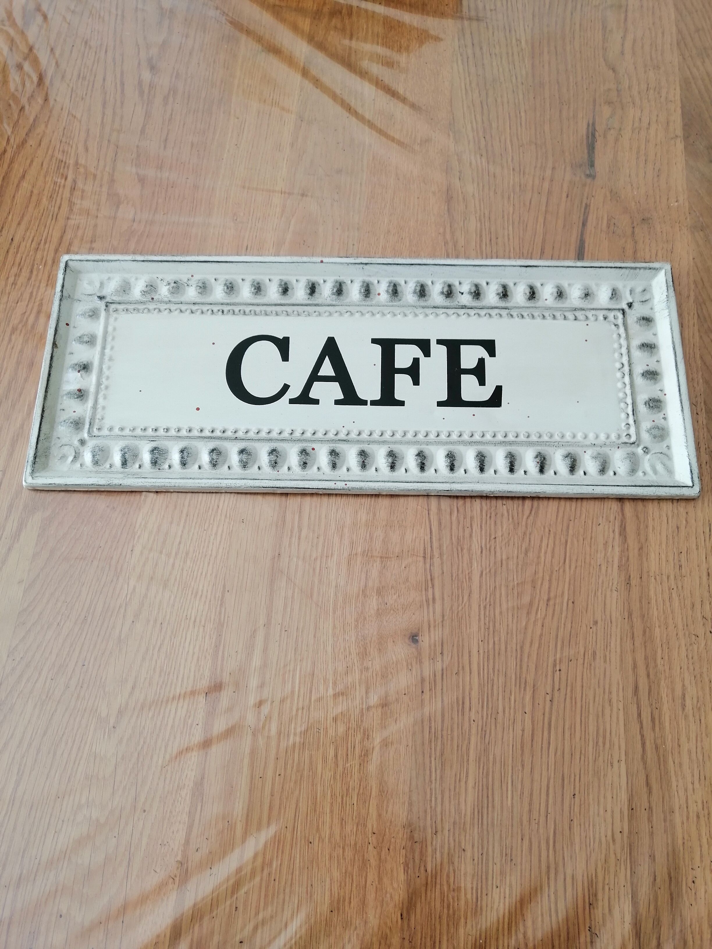 Sheet advertising plate