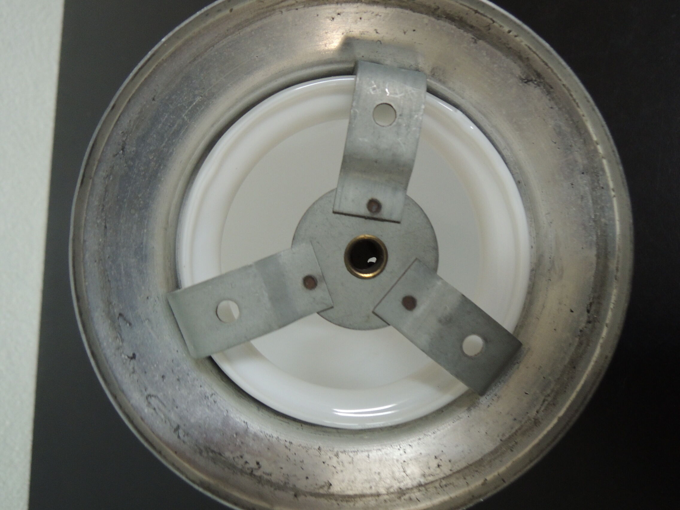 Opaline globe ceiling