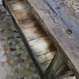Ancient wooden workbench