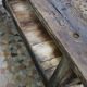 Ancient wooden workbench