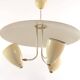 Vintage pendant lamp from the 1950s by H. Busquet for Hala Zeist.