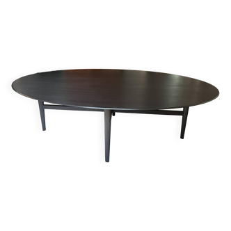 Ethnicraft black oak oval table