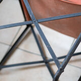 Pair of folding chairs according