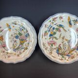 Lot 8 plate Gien cornucopia 23 and 25 cm