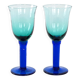 Pair of colourful glasses, Danish design, 1970s, manufactured in Denmark