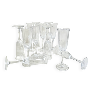 set de 12 flûtes à
