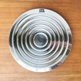 Large postmodern Danish metal bowl by Menu, 1980s.