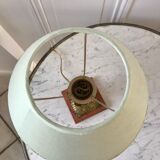 Pink lamp in marble and bronze years 30-40