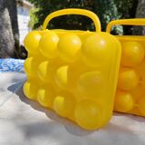 Set of 2 egg cartons 70s 80s