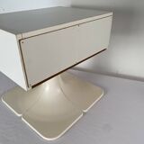 Pair of bedside tables, vintage tulip feet