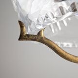 French Art Deco Cut Crystal 'Mushroom' Table Lamp, 1920s