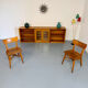 Ensemble modulable enfilade Ateliers Chauvin bois massif  design 70