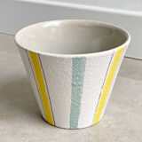 Mid century ceramic planter by Adco, vintage, 1950s flower pot