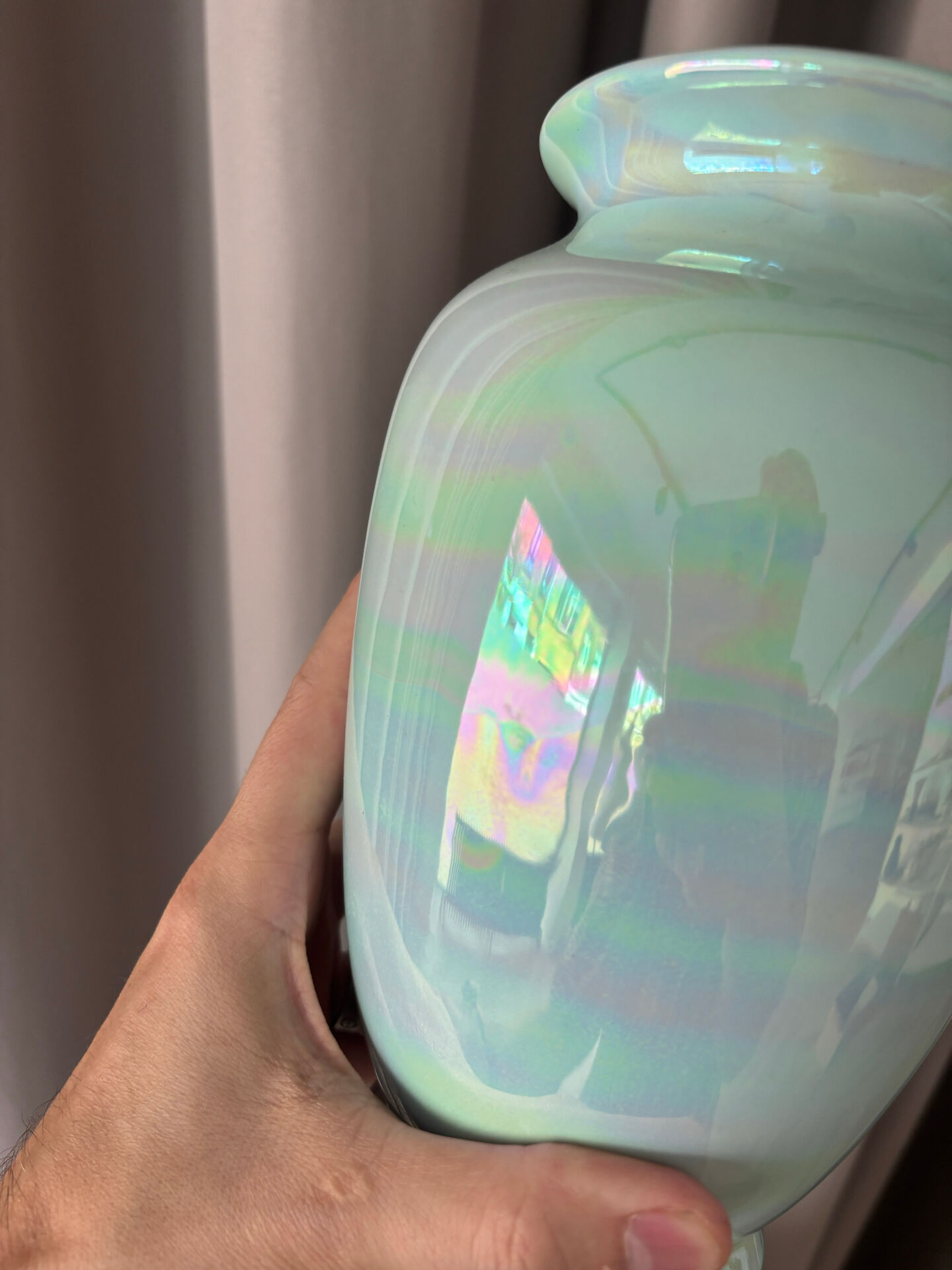 Iridescent Lustre Porcelain Vase | c. 1985–1995