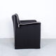 B&B Italia Lauriana black lounge chair, 1970s
