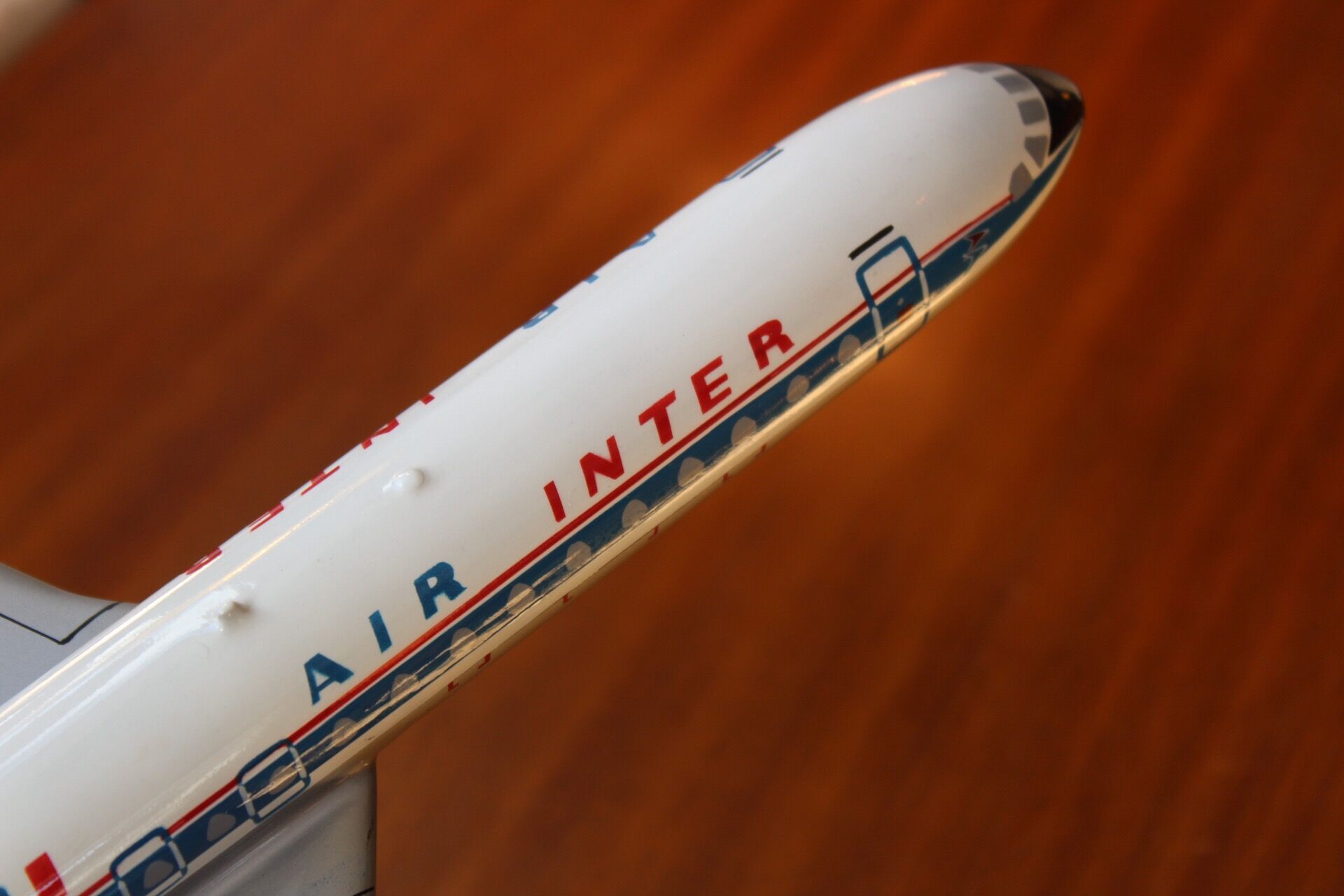 Plane model of agency air inter vintage