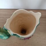 Paire de vases en barbotine art nouveau