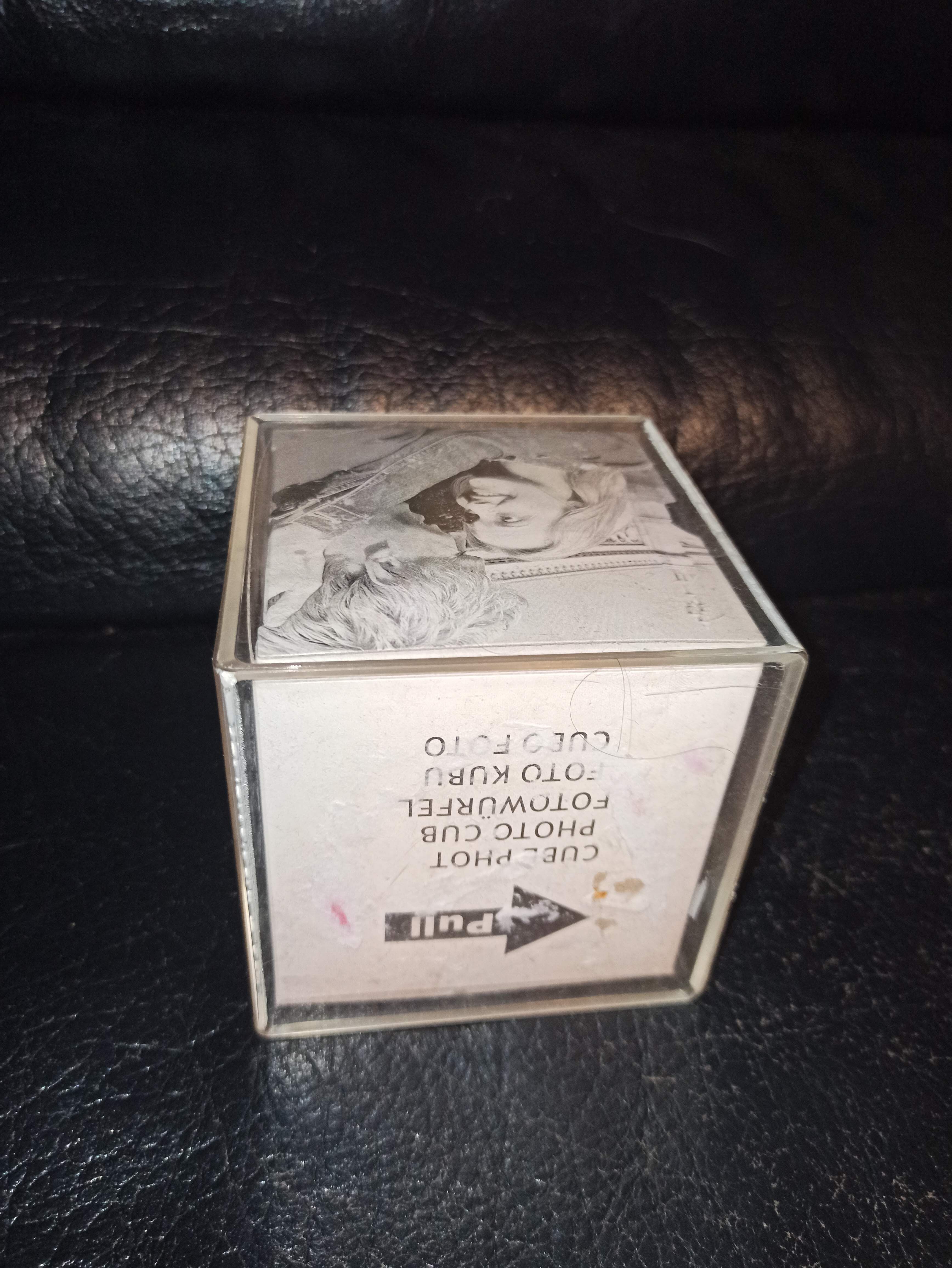 Cube pour photos en plexi plexiglas cadre