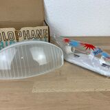 Applique Holophane Prismopal AMV1 neuve, verre émaillé prismatique